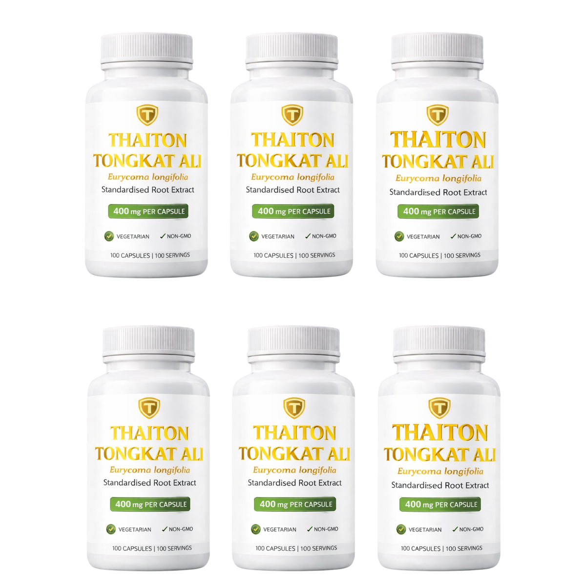 6x Bottles Thaiton Natural Testosterone Booster